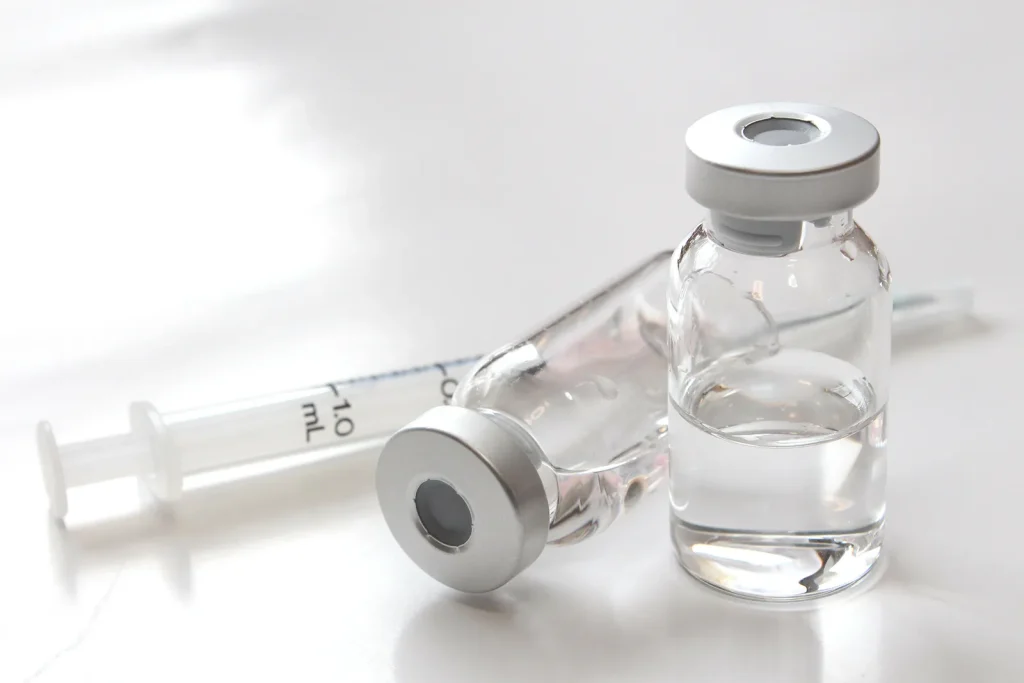 注射に使用する薬剤のイメージ図です