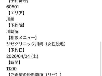 リゼクリニック 通院証拠